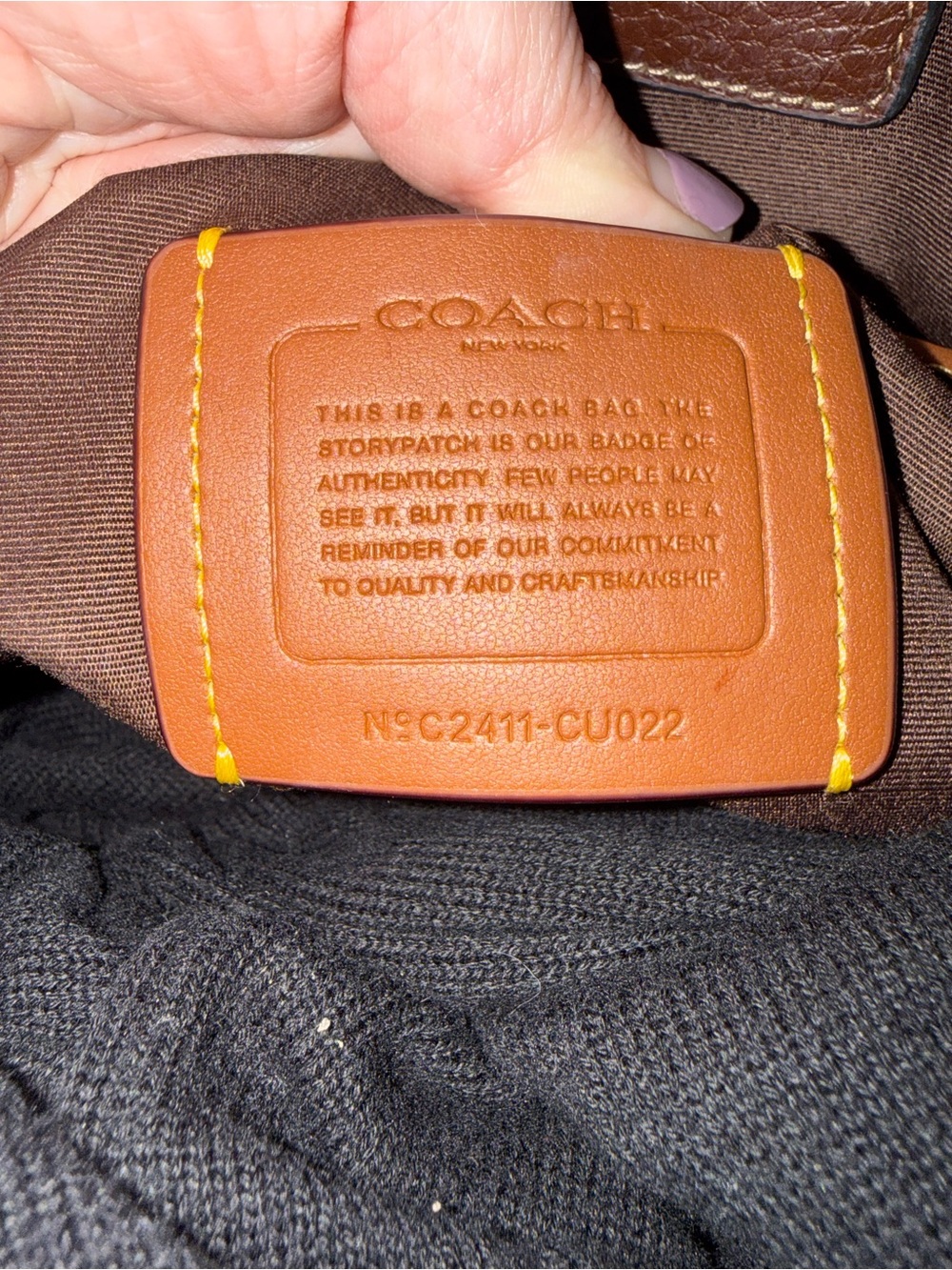 Coach Carryall 35 Leather Satchel in Brown - Picture 5 of 5
